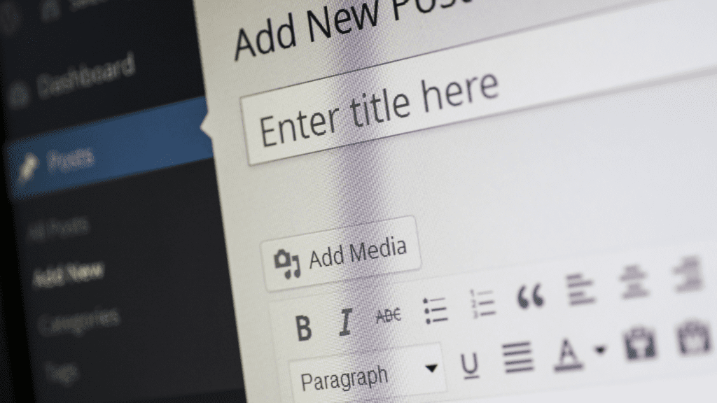 Create a blog through WordPress